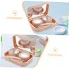 COLLBATH 2 Sets Portable Contact Lens Box Case Lens Holder for Organizer Travel Carrying view 4