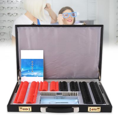 Naturalpowev Trial Lens Set Optical 266 Pieces Trial Lens Set Plastic Rim Ophthalmic lenses, Optical Glass, A Variety of Lenses to Meet Optometry Requirements