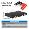 Naturalpowev Trial Lens Set Optical 266 Pieces Trial Lens Set Plastic Rim Ophthalmic lenses, Optical Glass, A Variety of Lenses to Meet Optometry Requirements view 2