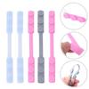 HAPINARY 5pcs Silicone Earmuffs Reusable Hooks Adjustable Extenders for Ear Comfortable Accessory for Daily Use Random Color view 3