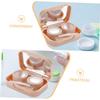 Didiseaon 6sets Organizer Compact Lens Case Storage Compartment Safe for for Travel Work School view 3