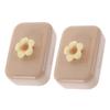 FRCOLOR 8sets Elegant Small Lens Box for Women Decorative Case Storage Leakproof Organizer for Contacts Lenses view 2