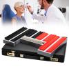 Naturalpowev 266 Piece Trial Lens Set Optometry Equipment Optical Trial Lens Set, Lens Aperture 26mm, Use for Optometrists, Vision Testers, Includes Leather Password Box view 1