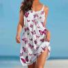 WILLBEST Easter Dress for Women Plus Size Floral Sundress Floral lace Crochet Ruffle Flowy Crochet Dress Formal midi Wedding Guest Dresses for Women Linen Dresses 2024 view 2