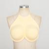 inhzoy Sponge Fake Breasts F Cup Breastplate Adjustable Straps Fake Boobs Crossdresser Cosplay Drag Queen Prosthesis Nude One Size view 2