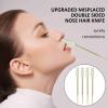 4Pcs Multifunction Manual Nose Hair Trimmer 360 Degree Rotating Nasal Hair Cutter Nose Hair Plucker Ear Pickers Gifts view 2