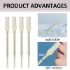 4Pcs Multifunction Manual Nose Hair Trimmer 360 Degree Rotating Nasal Hair Cutter Nose Hair Plucker Ear Pickers Gifts view 4