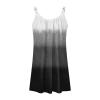 WILLBEST Royal Blue Dresses for Women Cotton Spaghetti Strap Ribbed Summer Dress with Sleeves Summer Beach Casual Black Dress for Women Sundresses Vacation Petite Chiffon view 3