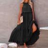 WILLBEST Women Easter Dress Womans Dresses Casual Tank Tops Pleat Front Green midi Dress Sequin Cocktail Petite Sundresses for Women Womens Western Floral lace Tube Tops Adjustable Strap view 2