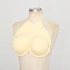 YiZYiF Fake Breasts F Cup Fake Boobs Sponge Breastplate Breast Forms for Mastectomy Transgender Crossdresser Nude One Size view 3
