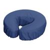 12Pcs Face Cradle Covers Massage Table Headrest Covers Reusable Headrest Cradle Sheets Face Rest Cover for SPA Massage Tables, Blue view 3