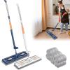 Flat Mop Floor Cleaning Mop Set Super Absorbent Selfcontained Slide Effortless Cleaning Tool view 2