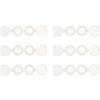 Keuyeo 6pcs Simple Contact Lens Case Box Eyewear Accessories Cute Travel Box Container for Lenses view 3