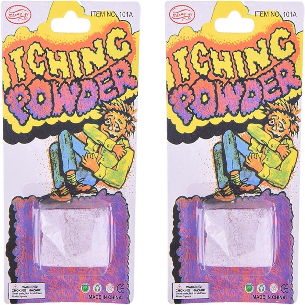 2Pcs Purple Helpful Funny Powder Safe Broken Glass Itching Powder Feminine Powders Ength of Product is 14cm and The Width is 7.5cm Easy to Carry Feminine Care