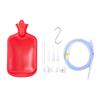 Hsthe Sea Enema Kit 2000ml Capacity Enema Rubber Enema Bag Home Enema Kit for Colon Detoxification Cleansing Rinse (Red) view 1