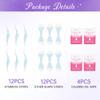 Beauty7 Sensitive Eyebrow Waxing Strips, Form High-arched Eyebrow Strips Pre-cut for Face, Quick Hair Removal Facial with 24 Eyebrow Strips with 4 Cleaner Oil Wipes view 4