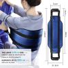 [] 110cm Patient Transfer Sling, Extra Wide, Bed Transfer Care Sling for Disabled, Elderly, Geriatric, Injured People, Safe to Move from car, Wheelchair, Bed (Blue, Extra Wide) view 2