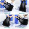 [] 110cm Patient Transfer Sling, Extra Wide, Bed Transfer Care Sling for Disabled, Elderly, Geriatric, Injured People, Safe to Move from car, Wheelchair, Bed (Black, Extra Wide) view 3