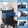 Lateral Support for Wheelchair Back Support Cushion Posture Foam Wedge Pillows Contoured Wheelchair Cushion Side Padding for Seniors Better Posture with Strap view 2