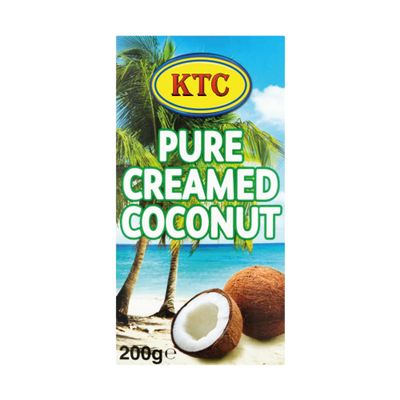 Creamed Coconut 200g x 3 | Natural Coconut Flavor | Perfect for Cooking and Baking | Bulk Pack for Restaurants and Families | Rich and Creamy Texture | Long Shelf Life