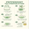 Peppermint Whole Dried Loose Leaves - Mentha Piperita L. (750g) view 3