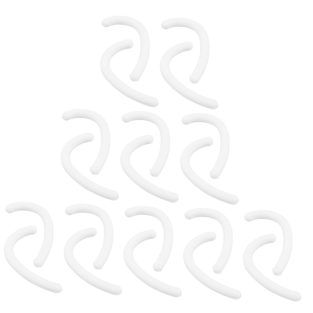 FRCOLOR 10pairs Silicone Ear Hooks Strangle Ear Covers Caps for Hair Accessories Protectors Pin Covers