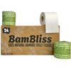 BamBliss Premium Bamboo Toilet Paper | 24 Pack Wrapped 3-Ply Toilet Roll | Eco-Friendly Toilet Paper | Plastic Free, Soft, Sustainable & Biodegradable Loo Roll (24 Count (Pack of 1), 24, Rolls) view 1