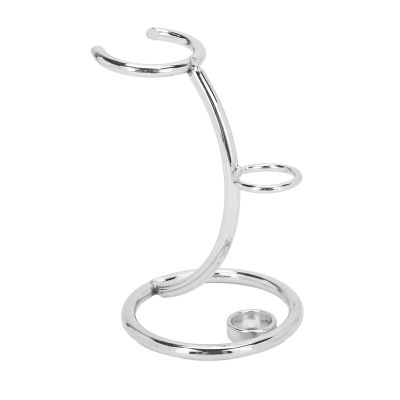 ZJchao Squeegee Holder Stainless Steel, Modern Drying Stand for Shavers, Fast Drying, Hygienic, Spacesaving, Bathroom Organizer, Rustproof (Silver)