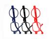 Ashilun One Square One Round Irregular Reading Glasses Retro Readers with Spring Hinge (0.0,Red) view 4