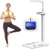 440LB Capacity Physician Body Weight Scale Tool Ultrasonic Height Body Fat Analyzer,Professional Multifunctional Medical Scale with LCD Display for Weight/Height/Obesity Value/BMI Measuremen view 1