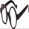 Ashilun One Square One Round Irregular Reading Glasses Retro Readers with Spring Hinge (+350,Black) view 4