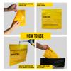 DrillChill Dust Catcher Bags - 30PCS Self-Adhesive, Disposable Dust Collector for Drilling Drywall, Brick, Cement Wall- Leakproof, Easy Stick-On Trash Bags, Keeps Floors Clean, Professional Use view 2