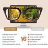SKYWAY 2 Pack Reading Glasses for Women, Stylish Large Frame Blue Light Blocking Computer Readers, Square Ladies Glasses with Spring Hinge,Black Tortoise/Floral Tortoise,2.0+ view 4