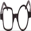Ashilun One Square One Round Irregular Reading Glasses Retro Readers with Spring Hinge (+150,Black) view 2