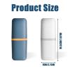 2 PCS Toothbrush Case, Toothbrush Travel Case, Travel Toothbrush Holder, Portable Pp Seal Cover Toothpaste Storage Container Cup for Home School Camping Business Trip Bathroom view 2
