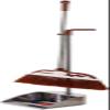CRPPSYYR Broom and Dustpan Set with Long Handle Broom and Dustpan Set for Home Upright Standing Dust Pan Brooms for Room Kitchen Office Lobby Cleaning Use,Brown view 1