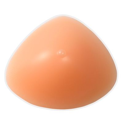 EZELIYP Triangular Silicone Fake Breast Fake Boob Breast Forms for Crossdressers Push Up Breastplate Breast Pad for Comfort Realism Flesh-700g