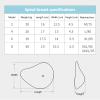 EZELIYP Sponge Fake Breast Fake Boob Breast Forms for Crossdressers Durable Push Up Breast Pad for Cosplay Transgender Daily Use right-8 view 2