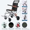 002, Lightweight Wheelchair,Multipurpose Super Lightweight Drive Wheelchair Portable Aluminum Transport Chair Boarding Travelling Lightweight Folding Wheelchair view 3