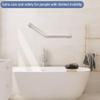 Bathroom Folding Corner Handrail, Barrier Free Elderly Pregnant Women Safety Non-slip Bathroom Railing, Anti-fall And Fall Prevention Safety Handle For People With Mobility Impairments(30*30cm (11.8*1 view 3