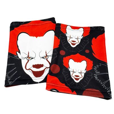 7.5" - 8" Long approx 4-Way Stretch Lycra Short Picc Line Arm SLEEVE Cover for Chemo, Diabetes Freestyle Libre, Lymes Disease (1x JOKER CLOWN (each one is different))