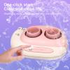 Lens Cleaner Case,Ultrasonic High-Frequency Cleaning 2 in 1 Lens Case Washer - Storage Box, Portable Travel Case for Travel & Home Use view 3