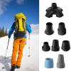 1Pc Rubber Anti-Skid Grip Nonslip Walking Stick Pad Caps End Bottom Crutch Tip Replacement Head Protectors Cane Tip Feet view 3