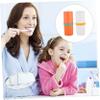 CAXUSD 2pcs Portable Toothbrush Holder Case for Travel Wash Cup Organizer Toothbrush Travel Storage Box view 3