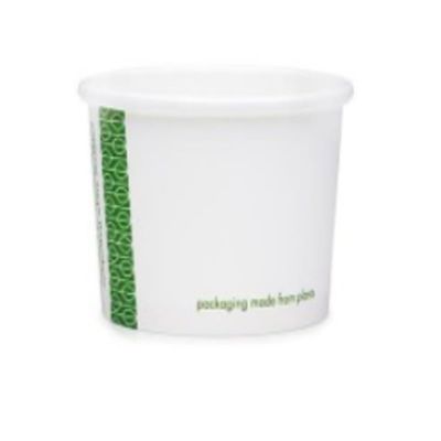 My Africa Store Vegware 1scp White Ice Cream Tub 1x1000