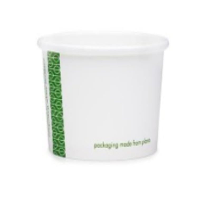 My Africa Store Vegware 1scp White Ice Cream Tub 1x1000