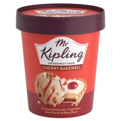 MyAfricaStore Mr Kipling Cherry Bakewell Ice Cream Tub 6x475ml