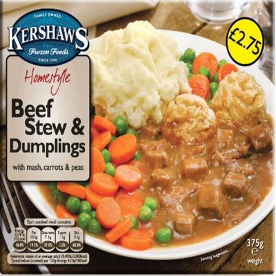 MyAfricaStore PM2.75 Kershaws Beef Stew Unit 6x400g . Packed 2 Units to a case. Unit Weight: 2.52 Kilos.