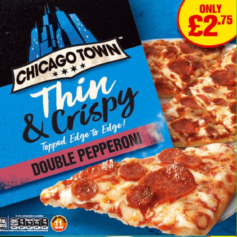 MyAfricaStore PM 2.75 Chicago Town Thin one Double Pepperoni 6x325g