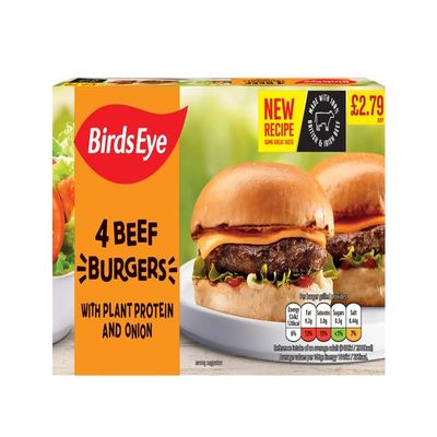 MyAfricaStore PM 2.79 Birds Eye 4 Beef Burger 10x227g
